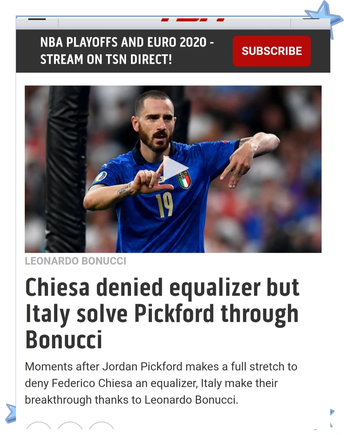 意大利击败马其顿,晋级欧洲杯半决赛 意大利击败马其顿,晋级欧洲杯半决赛