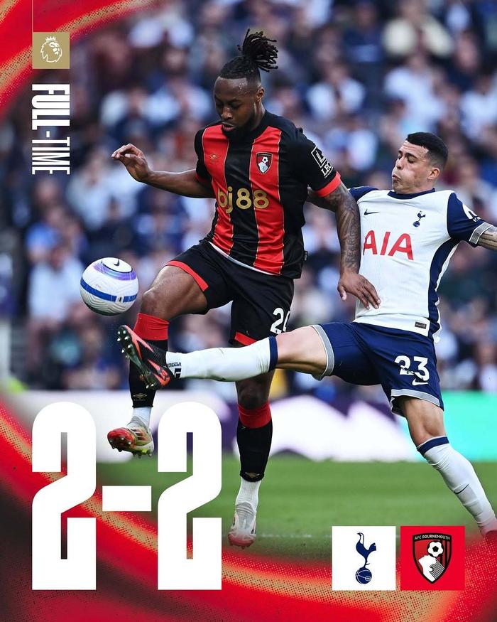 伯恩茅斯击败热刺,引发保级奇迹 伯恩茅斯击败热刺,引发保级奇迹