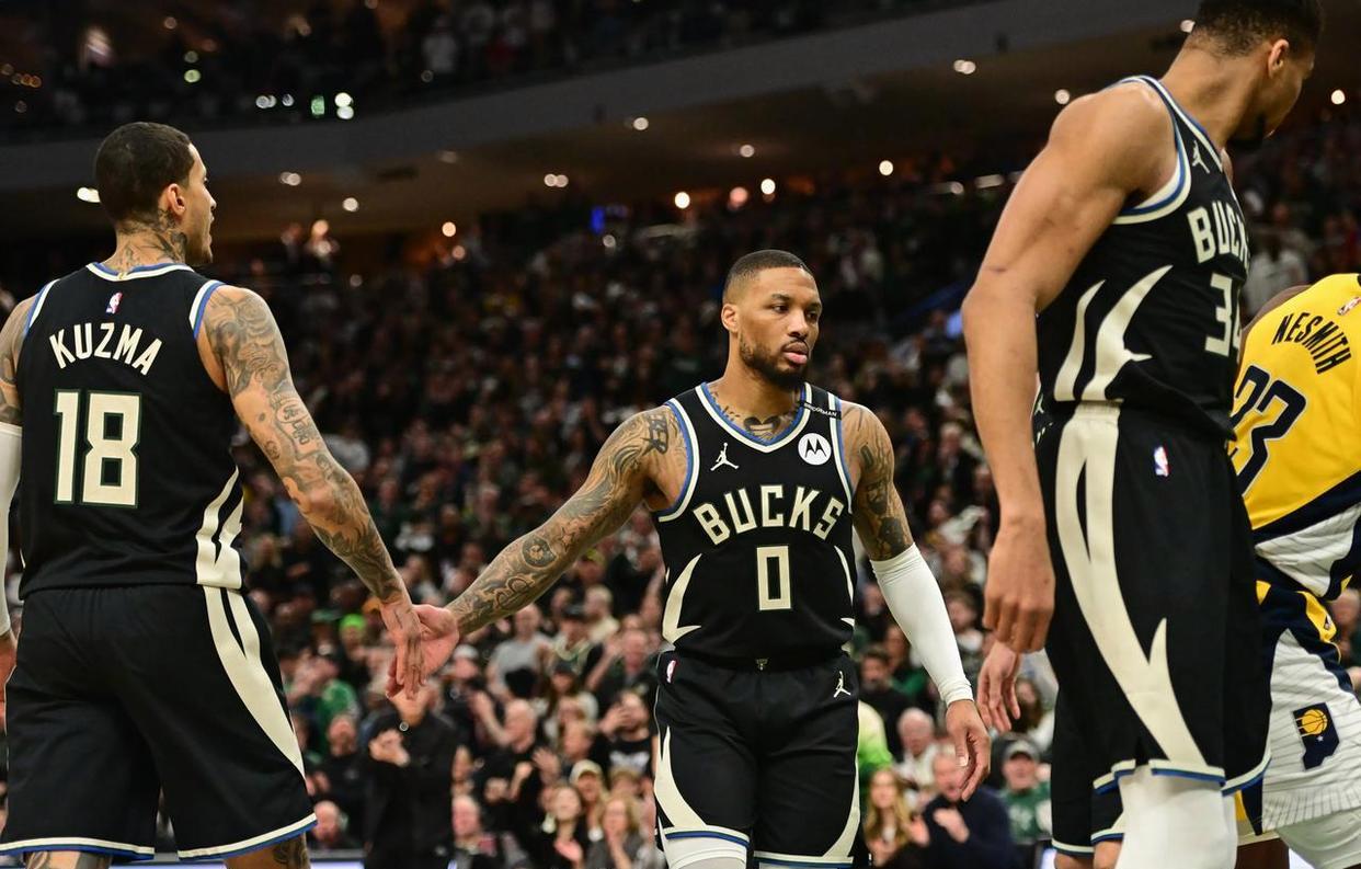 雄鹿主场战胜篮网,紧追东部前列 雄鹿主场战胜篮网,紧追东部前列