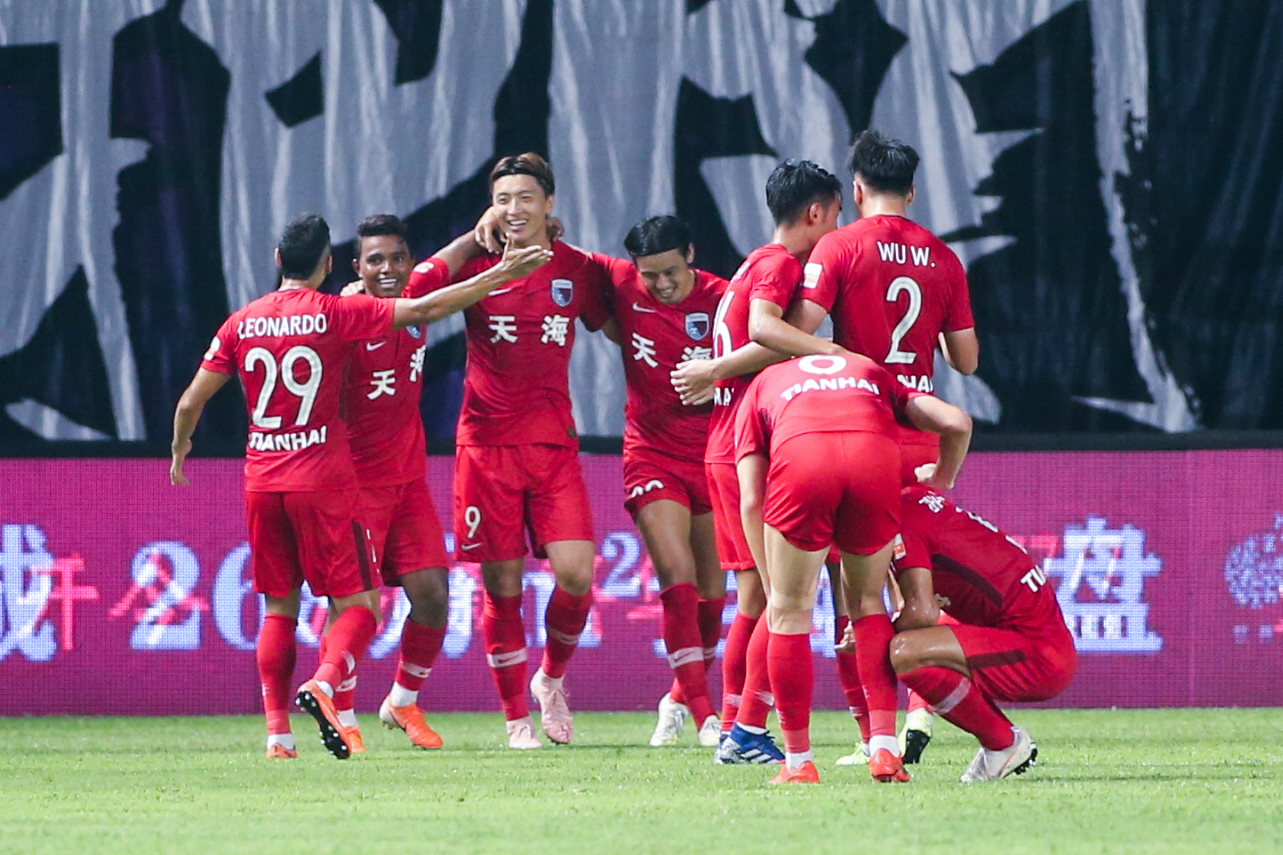 天津天海客场取分,迈出胜利关键一步 天津天海客场取分,迈出胜利关键一步